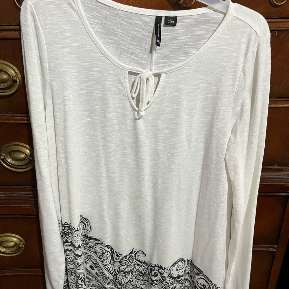 Long sleeve blouse